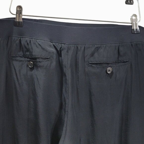 ATM Anthony Thomas Mellilo Silk Joggers Pants Black - Picture 5 of 9